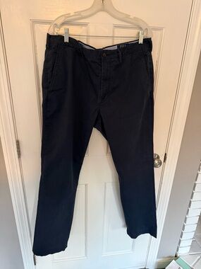 Polo by Ralph Lauren Dark Navy Men's Cotton Chinos 38 x 32